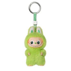 THE MONSTERS mini Labubu Pin for Love Series Vinyl Plush Pendant letter V